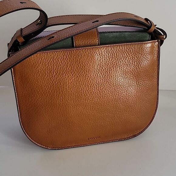 Fosil Rare Multicolor Patchwork Wiley Saddle Bag - Picture 4 of 16